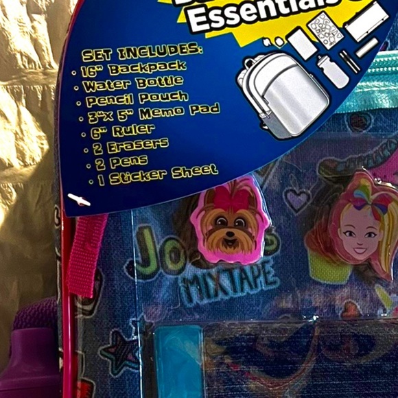 Jo jo backpack with school supplies - Picture 3 of 3